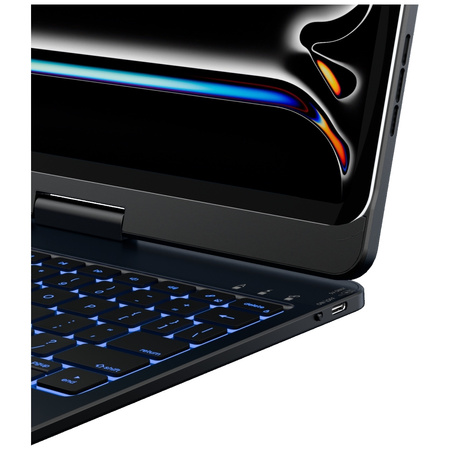 Etui Typecase Flexbook Touch z klawiaturą do iPad Pro 11" 2024/2025 czarny