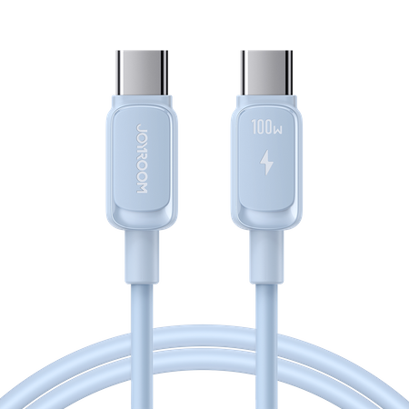 Kabel USB C - USB C 100W 1,2 m Joyroom S-CC100A14 – niebieski