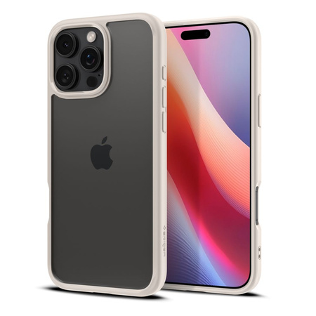 SPIGEN ULTRA HYBRID ETUI DO IPHONE 16 PRO OCHRONNE Z PRZEŹROCZYSTĄ POWŁOKĄ
