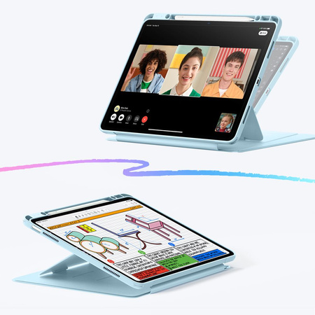 ESR ETUI FLIP HYBRID DO IPAD AIR 13 1 2 2024 2025 Z DOSTĘPEM DO PRZYCISKÓW