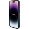 Etui Ferrari Grip Stand Metal Logo na iPhone 15 Pro Max - czarne