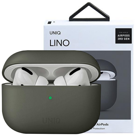 UNIQ etui Lino AirPods Pro Silicone szary/grey moss