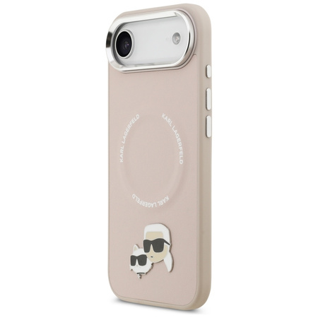 Etui Karl Lagerfeld Karl & Choupette Pins MagSafe do iPhone Air różowy