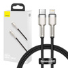 BASEUS KABEL USB-C DO DO LIGHTNING 20W DO IPHONE 12 13 14 0,25M SZYBKI