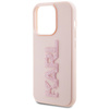 KARL LAGERFELD ETUI HARDCASE DO IPHONE 15 PRO 6.1 Z 3D LOGO RUBBER GLITTER