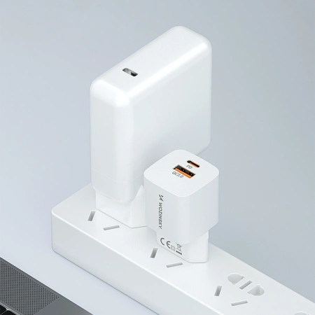 WOZINSKY ŁADOWARKA 20W USB-C USB-A DO TELEFONÓW IPHONE SZYBKIE ŁADOWANIE PD