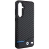 Etui BMW Leather Carbon na Samsung Galaxy S23 FE - czarne