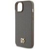 DKNY ETUI HARDCASE DO IPHONE 15 PLUS 14 PLUS 6.7 LEATHER PATTERN DO MAGSAFE