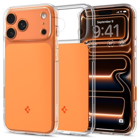 SPIGEN ULTRA HYBRID ”T” MAG MAGSAFE IPHONE 17 PRO GLOSSY ORANGE