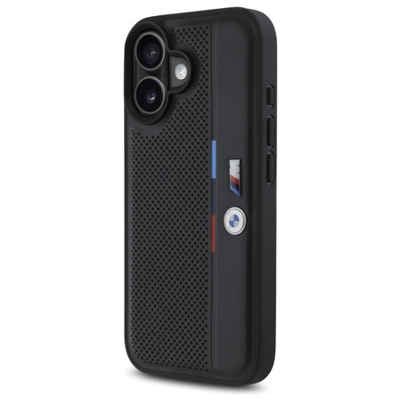 BMW BMHCP16S23PUPVK ETUI DO IPHONE 16 6.1 HARDCASE PERFORATED TRICOLOR LINE