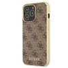 Guess GUHMP13LG4GB iPhone 13 Pro / 13 6,1" brązowy/brown hard case 4G Collection Magsafe