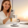 Ładowarka biurkowa Joyroom JR-W23 Qi2 4w1 z wbudowaną lampką nocną indukcyjna - biała