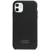 Etui Audi Silicone Case na iPhone 11 / Xr - czarne AU-LSRIP11-Q3/D1-BK
