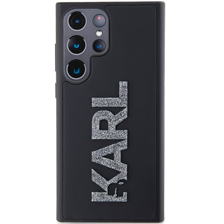 KARL LAGERFELD POKROWIEC DO SAMSUNG GALAXY S24 ULTRA 3D RUBBER GLITTER LOGO