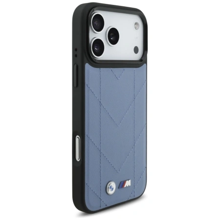 BMW ETUI M QUILTED LOGO DO IPHONE 17 PRO MAX MAGSAFE ELEGANCKIE OCHRONA