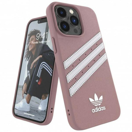 Etui Adidas OR Moulded Case PU na iPhone 13 Pro / na iPhone 13 - różowe