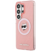 Etui Karl Lagerfeld IML Repeated         Choupette MagSafe do Samsung Galaxy S26 Ultra różowy