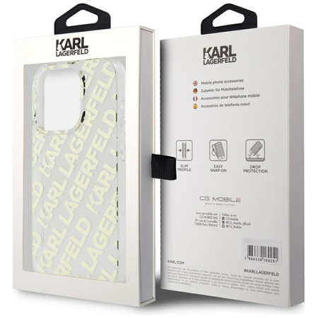 KARL LAGERFELD ETUI KLHCP15LHKFOEMD DO IPHONE 15 PRO 6,1 HARDCASE IML