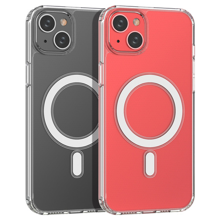 Etui magnetyczne Clear Magnetic Case z MagSafe do iPhone 15 - przezroczyste