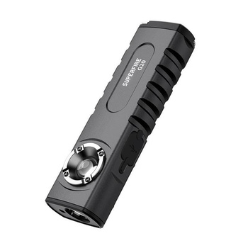 SUPERFIRE LATARKA WIELOFUNKCYJNA G20 DO OŚWIETLENIA Z ŁADOWANIEM USB 470LM