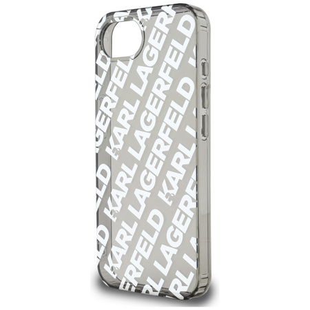 KARL LAGERFELD ETUI IML REPEAT LOGO DO IPHONE 16E LUKSUS I BEZPIECZEŃSTWO