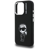 Etui Karl Lagerfeld Silicone Karl Sketch MagSafe do iPhone 16 Pro czarny