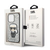 Karl Lagerfeld KLHCP14LGFKPG iPhone 14 Pro 6,1" hardcase srebrny/silver Glitter Flakes Ikonik