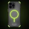 Skinarma etui Saido iPhone 16 Pro 6.3 Magnetic Charging zielony/green (niteglow)