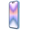 Silikonowe etui Nillkin CamShield Silky Silicone Case do iPhone 15 Pro z osłoną na aparat - niebieski