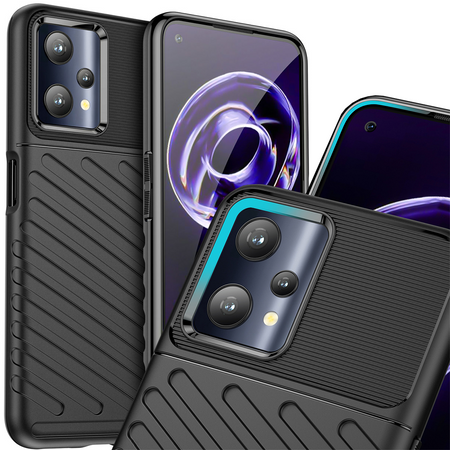 Thunder Case elastyczne pancerne etui pokrowiec Realme 9 Pro czarny