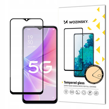 WOZINSKY SZKŁO HARTOWANE FULL GLUE DO REALME NARZO 50 Z RAMKĄ CASE FRIENDLY