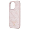 Guess GUHCP15XP4TDSCPP iPhone 15 Pro Max 6.7" różowy/pink hardcase Crossbody 4G Metal Logo