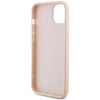 KARL LAGERFELD POKROWIEC DO IPHONE 15 PLUS 14 PLUS QUILTED K PATTERN RÓŻOWY
