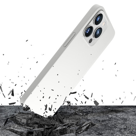 Apple iPhone 14 Pro Max - 3mk Hardy Silicone MagCase White