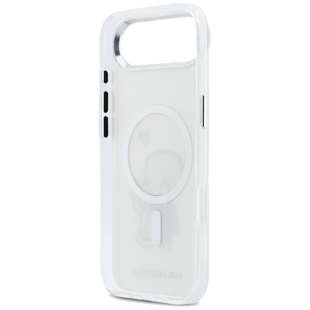 Etui Karl Lagerfeld Karl & Choupette     Back MagSafe do iPhone Air przezroczysty