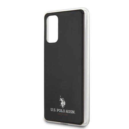 Etui U.S. Polo Assn. Shiny na Samsung Galaxy S20+ - czarne