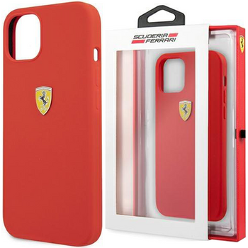 Ferrari FESSIHCP13SRE iPhone 13 mini 5,4" czerwony/red hardcase Silicone