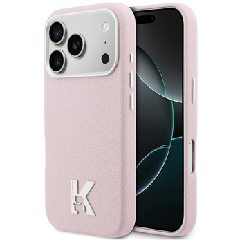 Etui Karl Lagerfeld Karl Head Logo       MagSafe do iPhone 17 Pro Max różowy