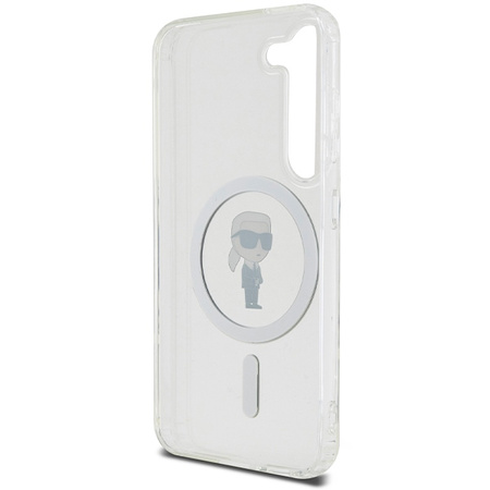 KARL LAGERFELD CASE DO MAGSAFE DO SAMSUNG S24 S921 IKONIK TRANSPARENTNY
