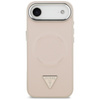 Etui Guess Triangle Logo MagSafe do iPhone Air różowy