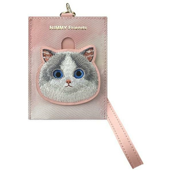 NIMMY PORTFEL DLA KOBIET BIG EYED PET 2.0 CAT DO NOSZENIA KART I DOKUMENTÓW