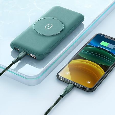 Powerbank Mcdodo, 20000mAh, PD 3.0, do IPhone, Magnetyczne ³adowanie, Zielony