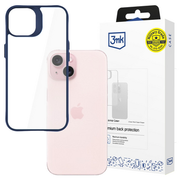 Apple iPhone 15 - 3mk Satin Armor Case+ Blue