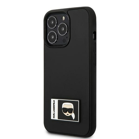 Karl Lagerfeld KLHCP13L3DKPK iPhone 13 Pro / 13 6,1" czarny/black hardcase Ikonik Patch