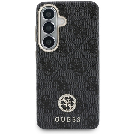 Etui Guess 4G Rhinestone Round Logo      MagSafe do Samsung Galaxy S26 czarny