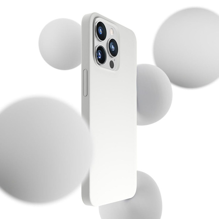 Apple iPhone 14 Pro Max - 3mk Hardy Silicone MagCase White