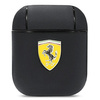 Ferrari FESA2LEBK AirPods cover czarny/black On Track Leather