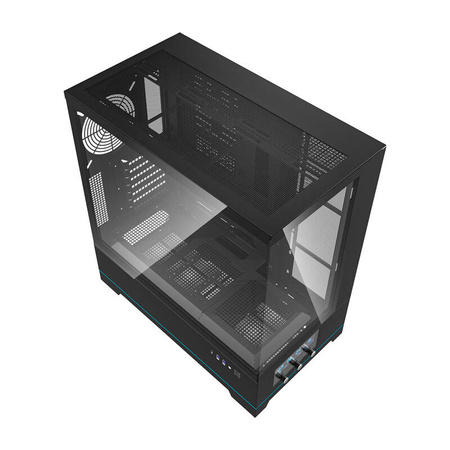 DARKFLASH OBUDOWA DY451 DO KOMPUTERA PC BEZ WENTYLATORÓW Z MODERN DESIGNEM