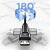 USAMS KABEL MICRO USB 2A DO ANDROID 1M OBROTOWY PLECIONY SZYBKIE ŁADOWANIE