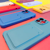 Card Armor Case etui pokrowiec do iPhone 11 Pro portfel na kartę silikonowe pancerne etui Air Bag czerwony